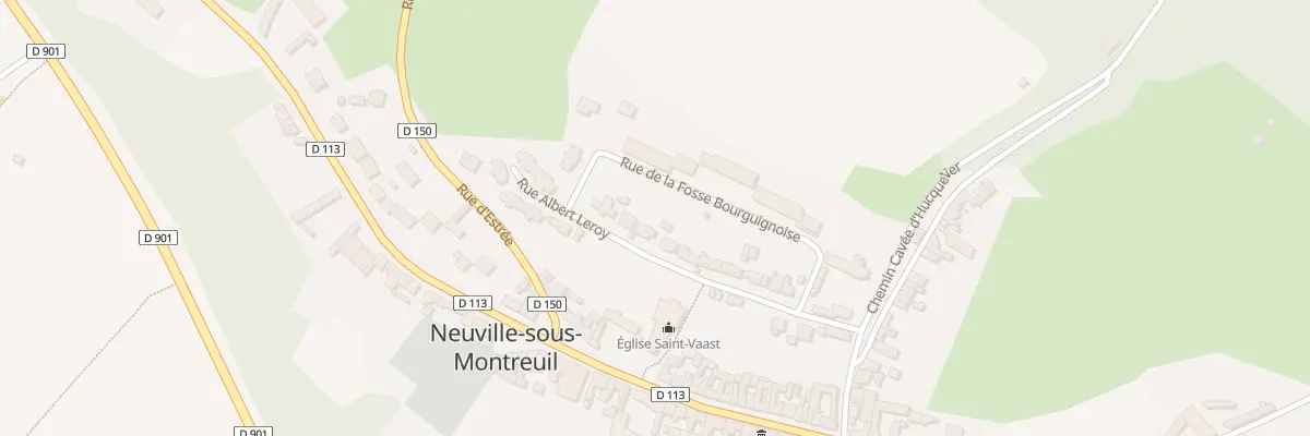 Plan du 20 Rue Albert Leroy à Neuville-sous-Montreuil