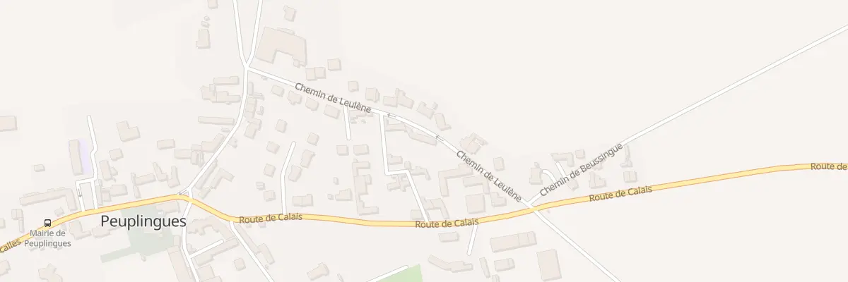 Plan du 287 Che de Leulene à Peuplingues