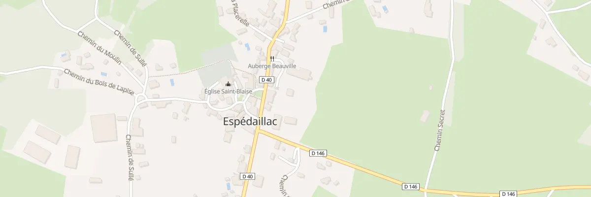Plan du 5835F Le Bourg à Espédaillac