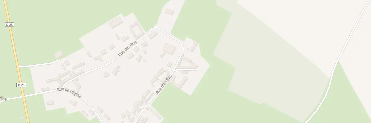 Plan du 12 Rue d’En Bas à Doudelainville