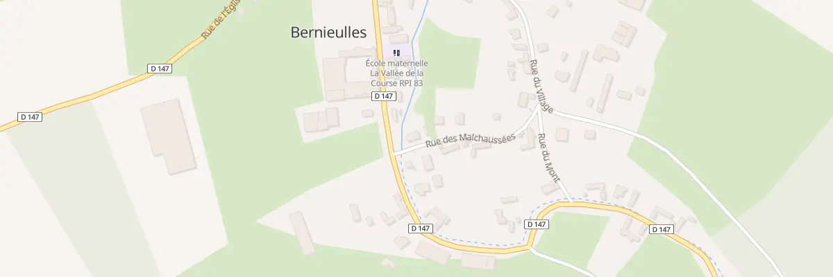 Plan du 27 Rue des Malchausses à Bernieulles