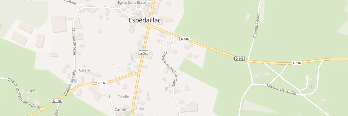 Plan du 5254F Le Bourg à Espédaillac
