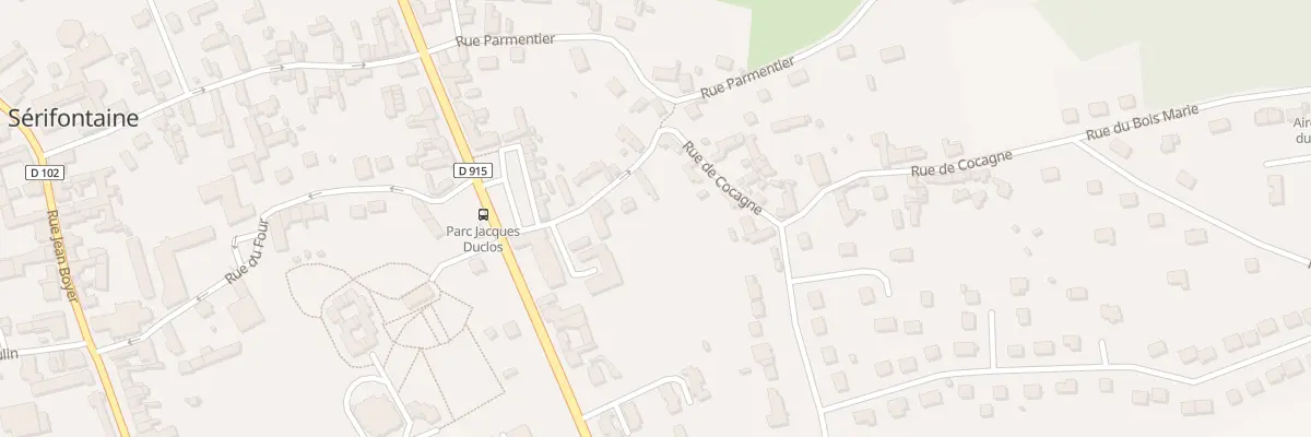 Plan du 4 Rue de Cocagne à Sérifontaine