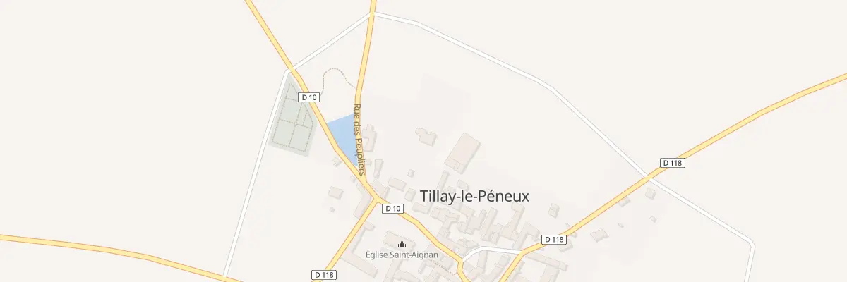 Plan du 5 Rue des Tilleuls à Tillay-le-Péneux