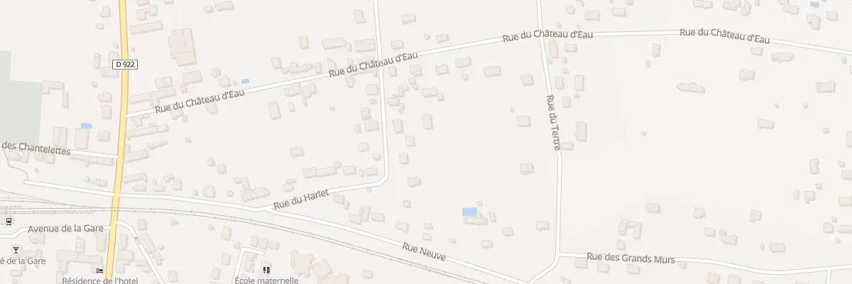 Plan du 10 Rue du Harlet à Villefranche-sur-Cher