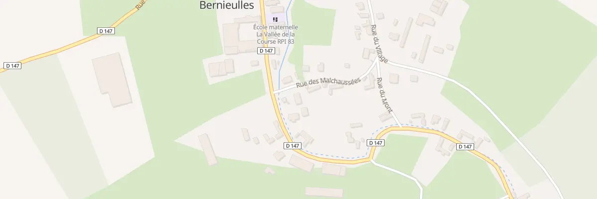 Plan du 18 Rue des Malchausses à Bernieulles
