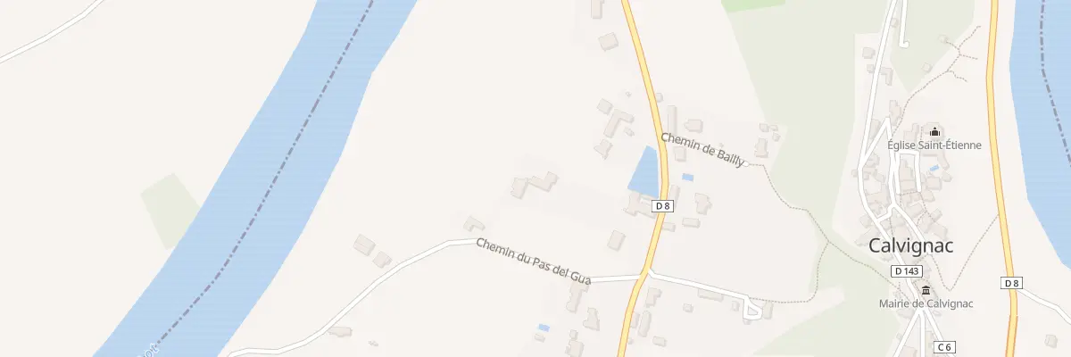 Plan du 16 Le Communal à Calvignac