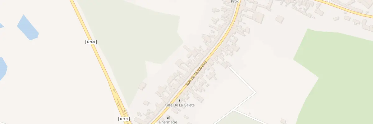 Plan du 54 Rue de Montreuil à Neuville-sous-Montreuil