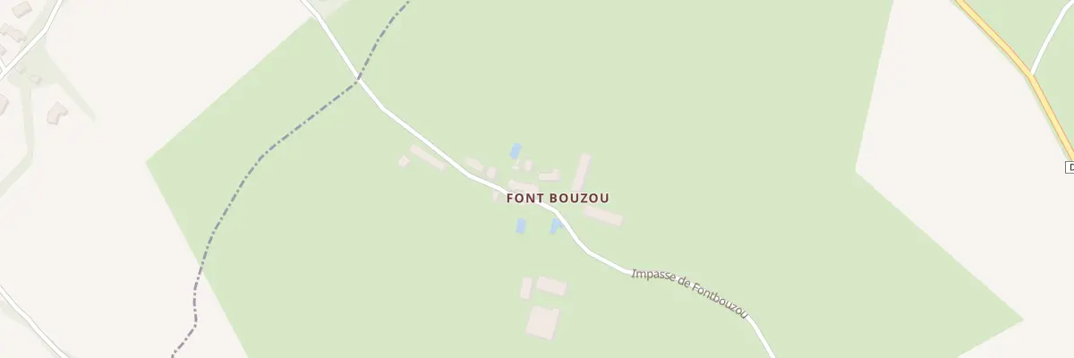 Plan du 5119 Fontbouzou à Bio