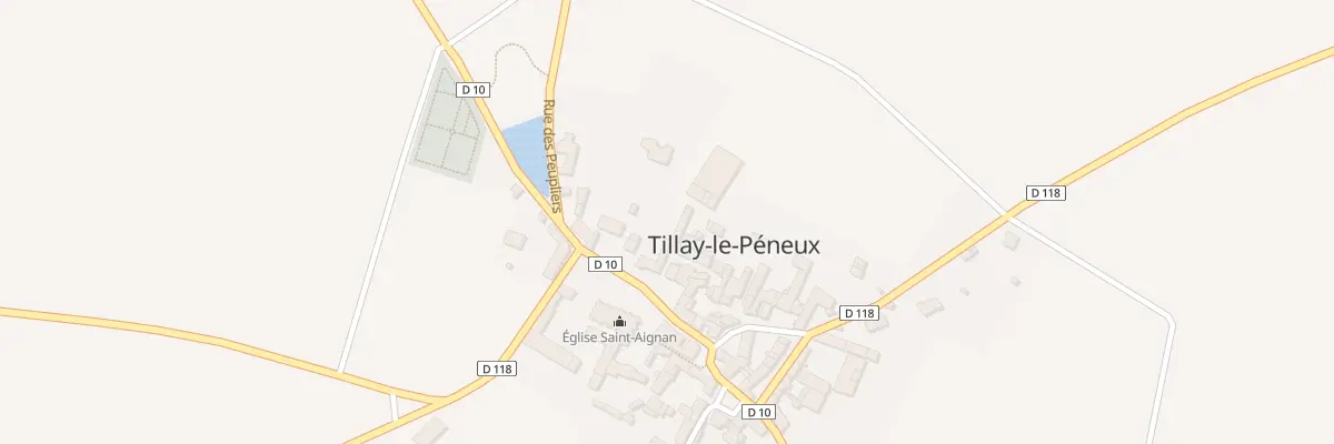 Plan du 7 Rue des Tilleuls à Tillay-le-Péneux