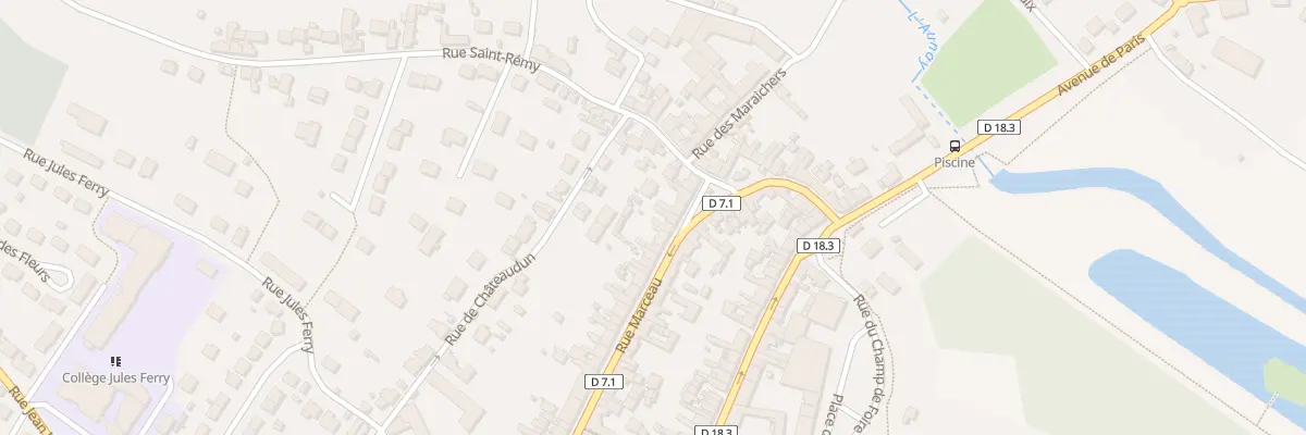 Plan du 63 Rue Marceau à Auneau-Bleury-Saint-Symphorien