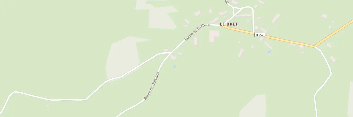 Plan du 5068F Champs du Bret à Flaujac-Gare