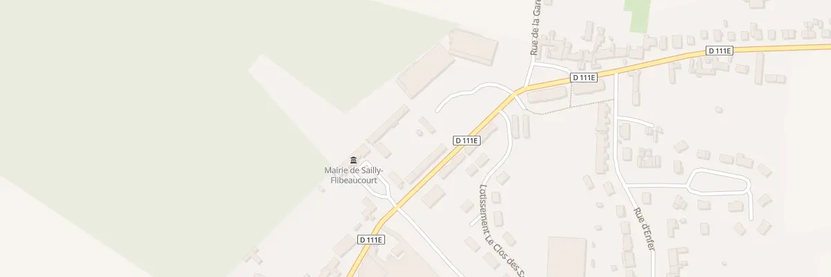 Plan du 21 Rue de la Mairie à Sailly-Flibeaucourt