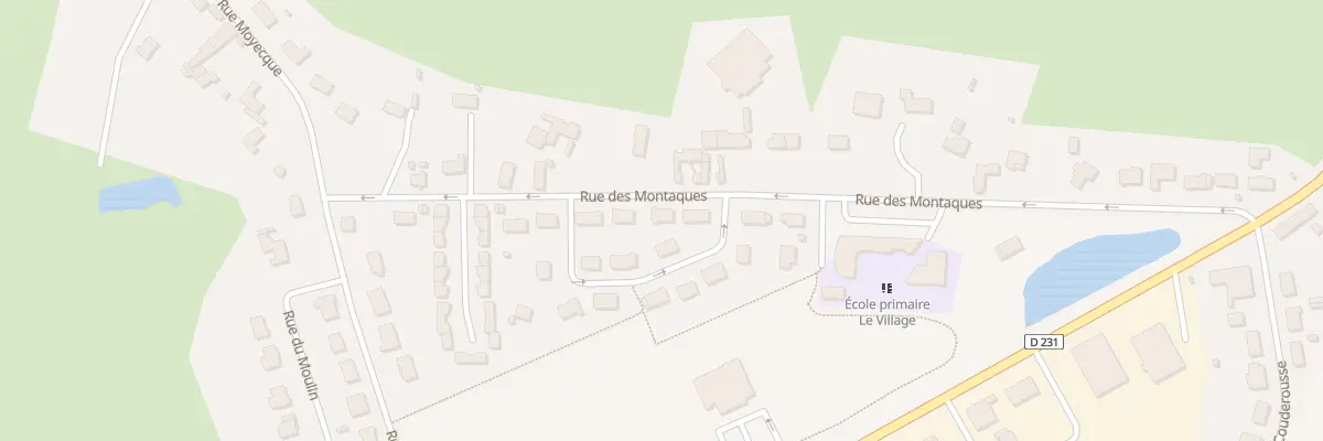 Plan du 15 Rue des Montaques à Landrethun-le-Nord