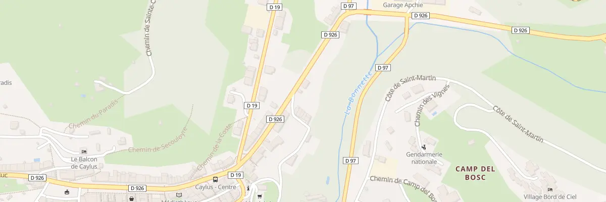 Plan du 5371 Rte de Villefranche à Caylus