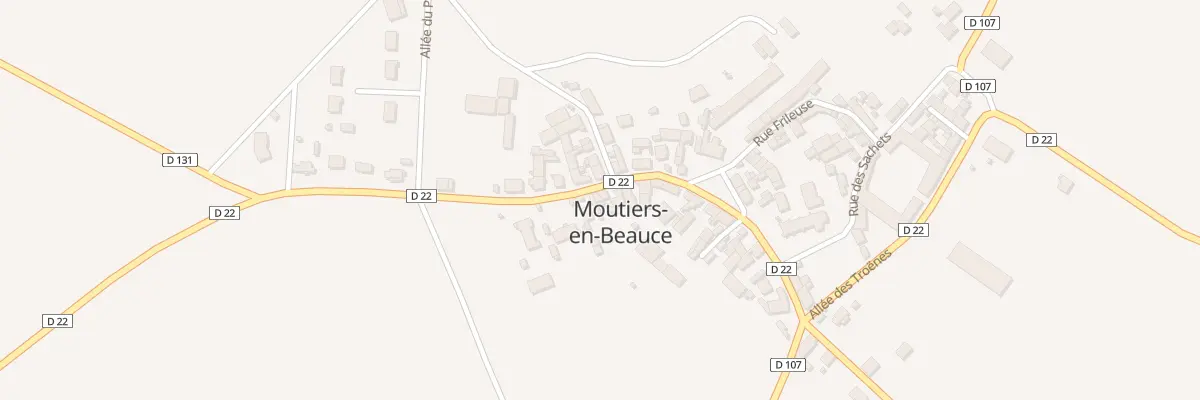 Plan du 16 Rue des Trois Fleurs à Moutiers-en-Beauce