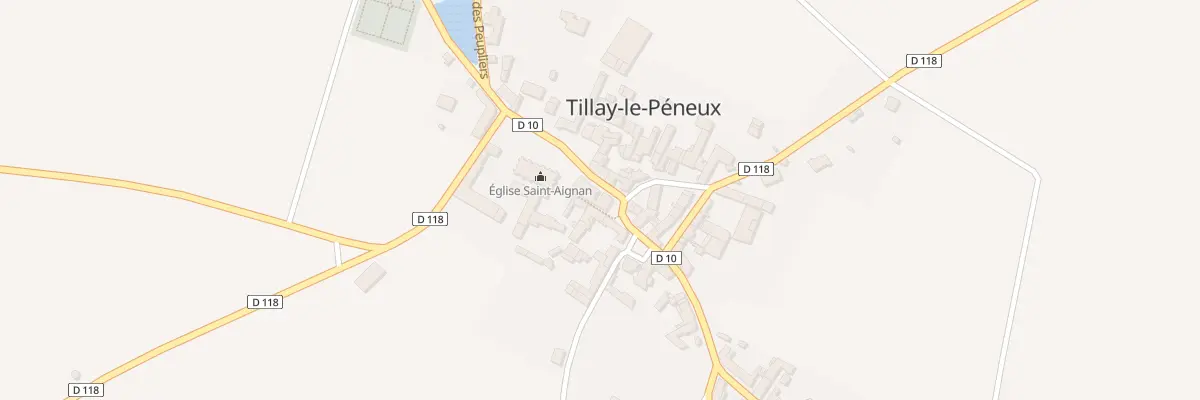 Plan du 8 Rue des Tilleuls à Tillay-le-Péneux