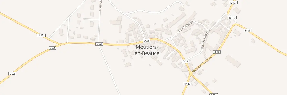 Plan du 18 Rue des Trois Fleurs à Moutiers-en-Beauce