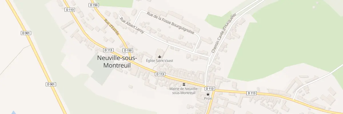 Plan du 5 Rue Albert Leroy à Neuville-sous-Montreuil