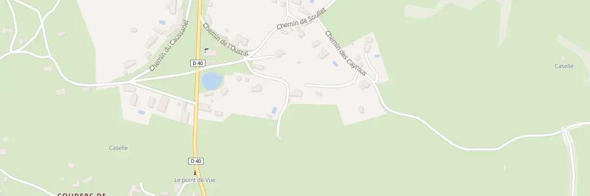 Plan du 5167 Le Caussanelou à Espédaillac