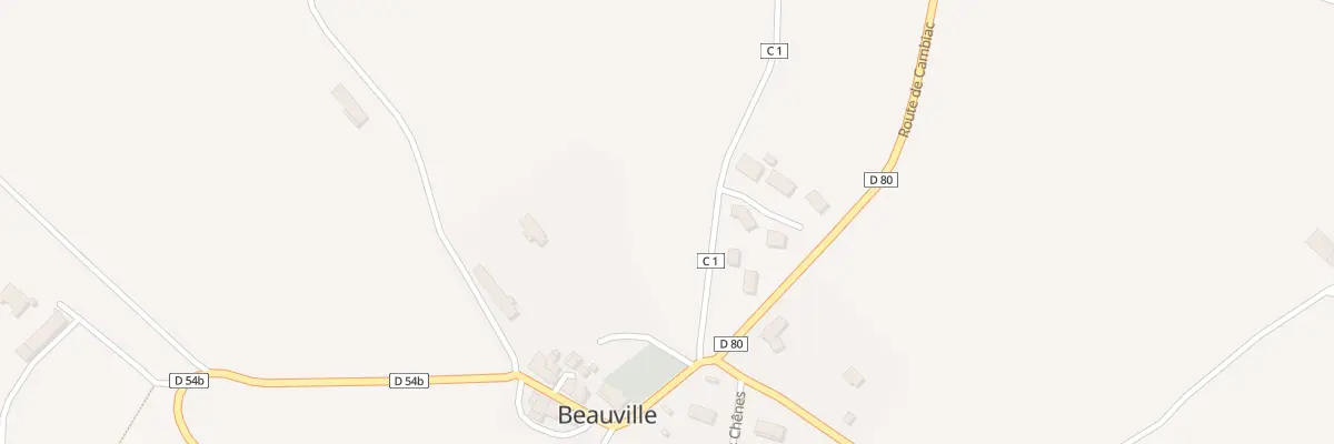 Plan du 775F Hameau de l’Eglise à Beauville
