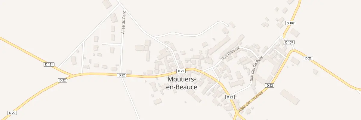Plan du 21 Rue des Trois Fleurs à Moutiers-en-Beauce