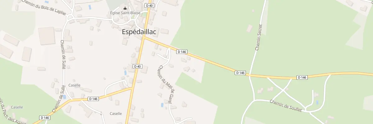 Plan du 5059 Mas de Garel à Espédaillac