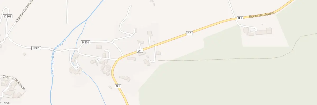 Plan du 1 Imp de la Fajolle à Carla-de-Roquefort