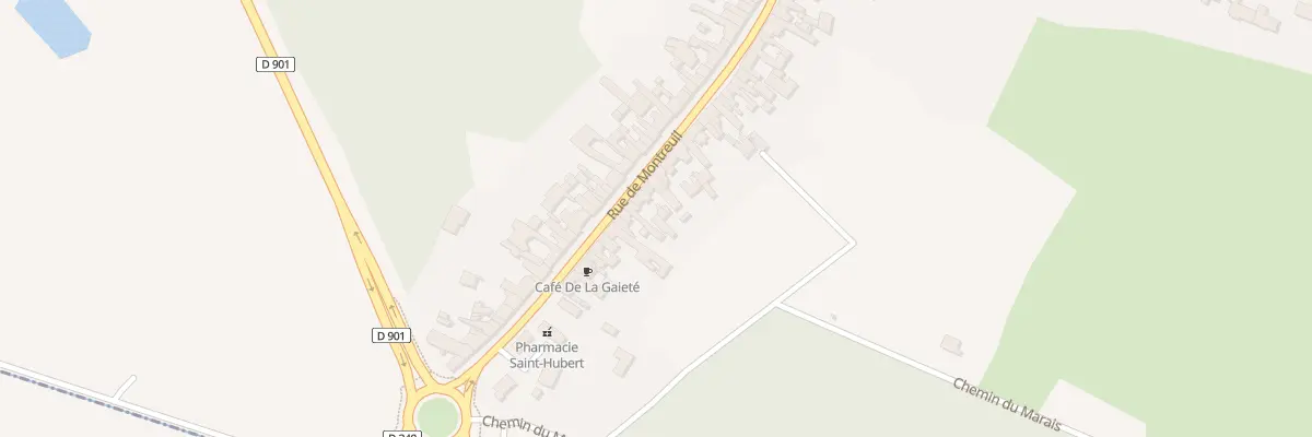 Plan du 51 Rue de Montreuil à Neuville-sous-Montreuil