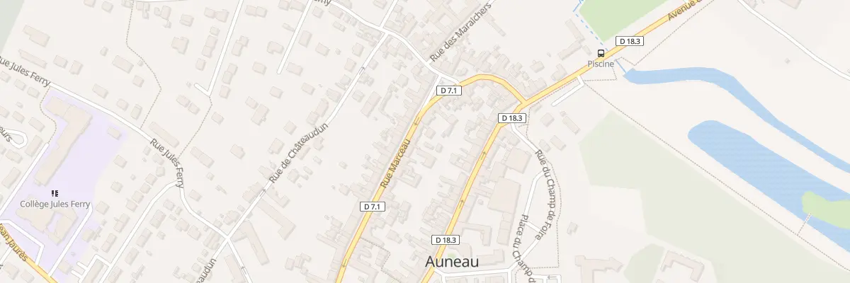 Plan du 44 Rue Marceau à Auneau-Bleury-Saint-Symphorien