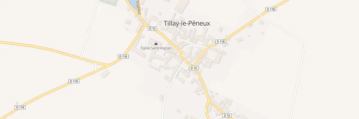 Plan du 10 Rue des Tilleuls à Tillay-le-Péneux
