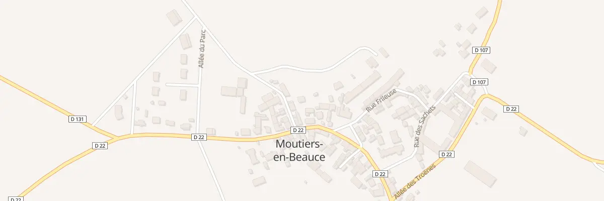 Plan du 23 Rue des Trois Fleurs à Moutiers-en-Beauce