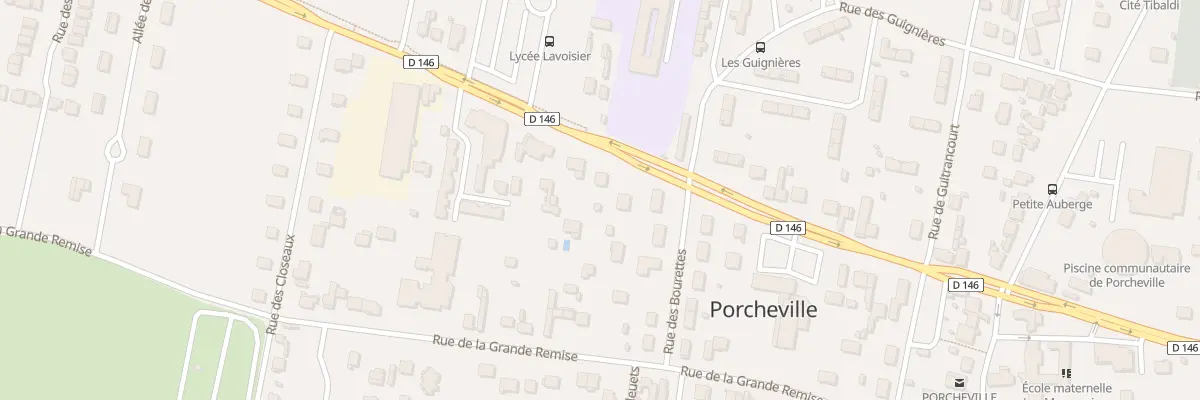 Plan du 43 Bd de la République à Porcheville