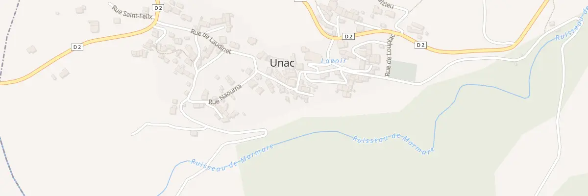 Plan du 50 Unac Village à Unac