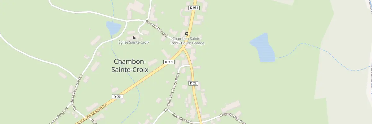 Plan du 2B Rue de la Mairie à Chambon-Sainte-Croix