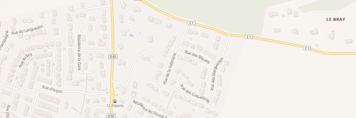 Plan du 1 Rue des Bleuets à Gazeran