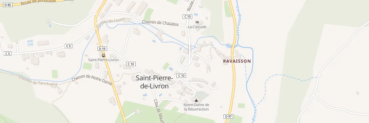 Plan du 315 Rte du Rocher de Saint Pierre à Caylus