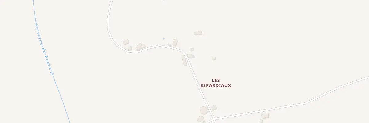 Plan du 5 Les Espardiaux à Mouhers