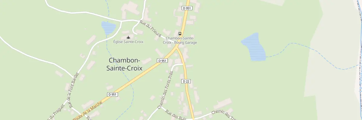 Plan du 2 Rue de la Mairie à Chambon-Sainte-Croix
