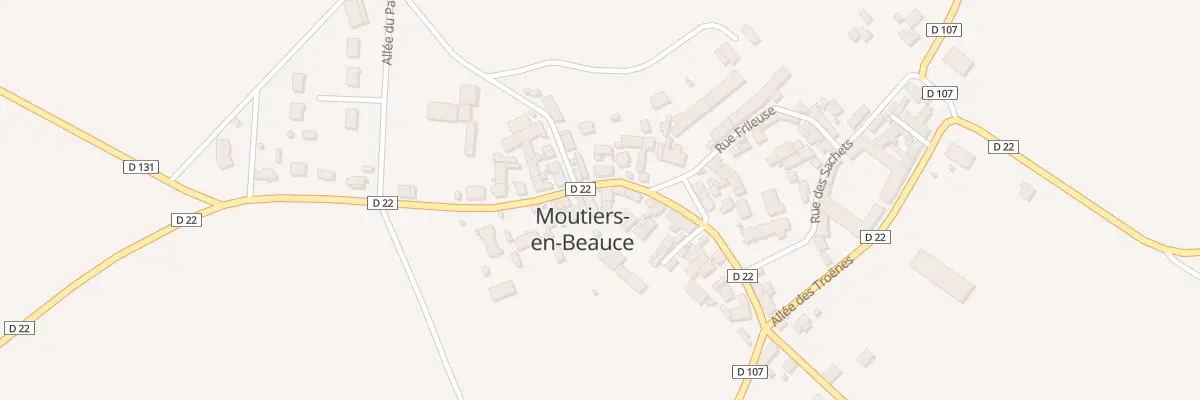 Plan du 22 Rue des Trois Fleurs à Moutiers-en-Beauce