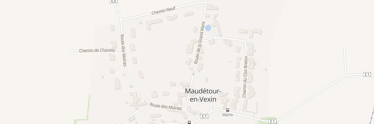 Plan du 8 Rte de la Grand Mare à Maudétour-en-Vexin