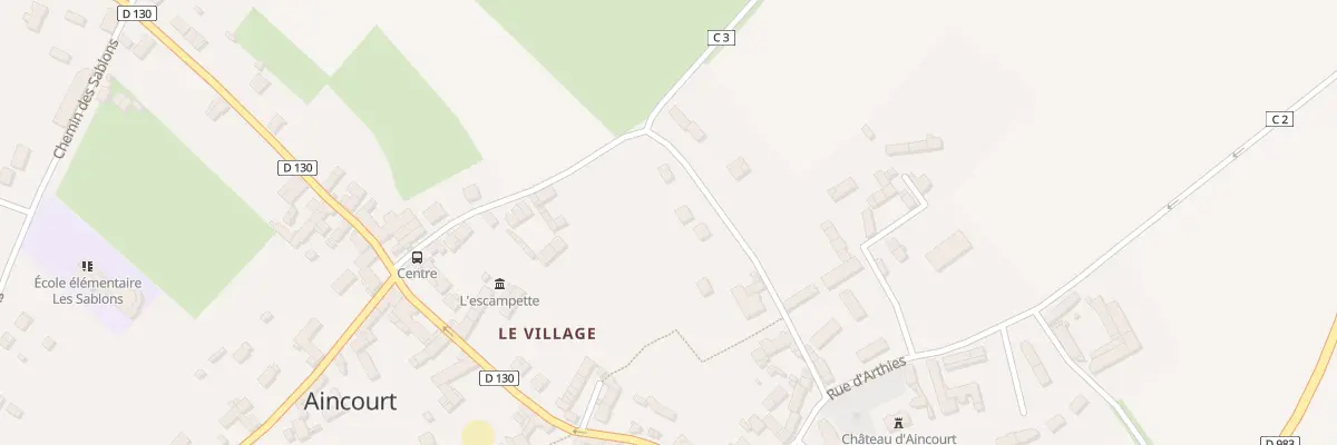 Plan du 36 Rue Boulangère à Aincourt