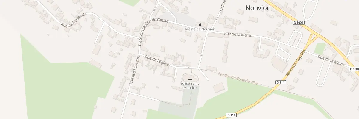 Plan du 6 Rue de l’Eglise à Nouvion
