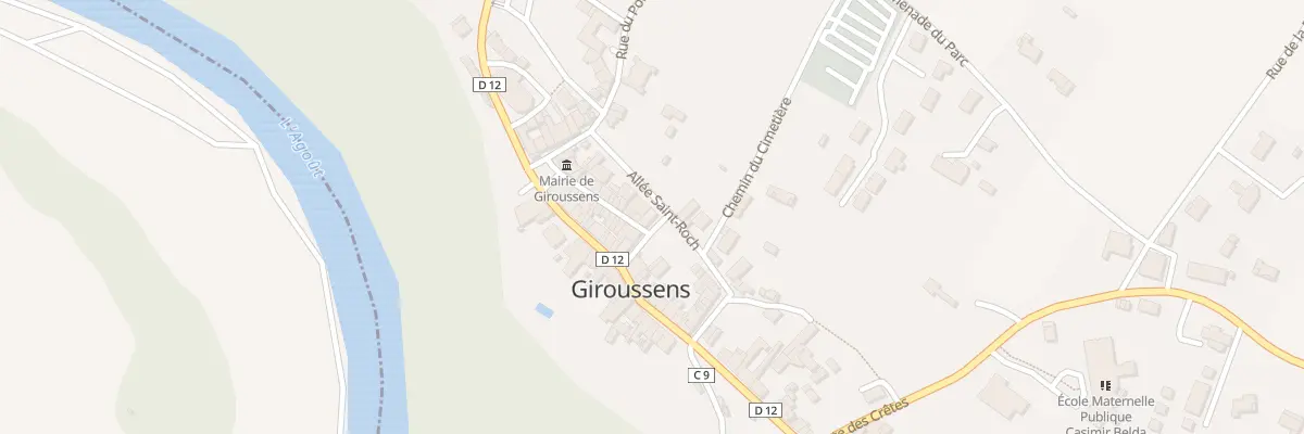 Plan du 5032 Rue Rijck Camp à Giroussens