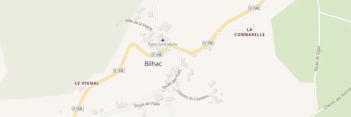 Plan du 30 Rte des Puits à Bilhac