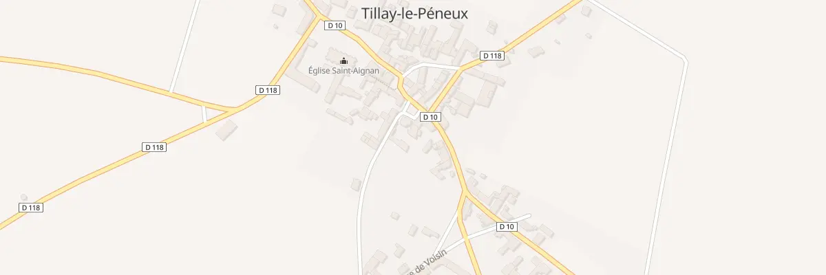 Plan du 3 Pl du Huit Mai à Tillay-le-Péneux