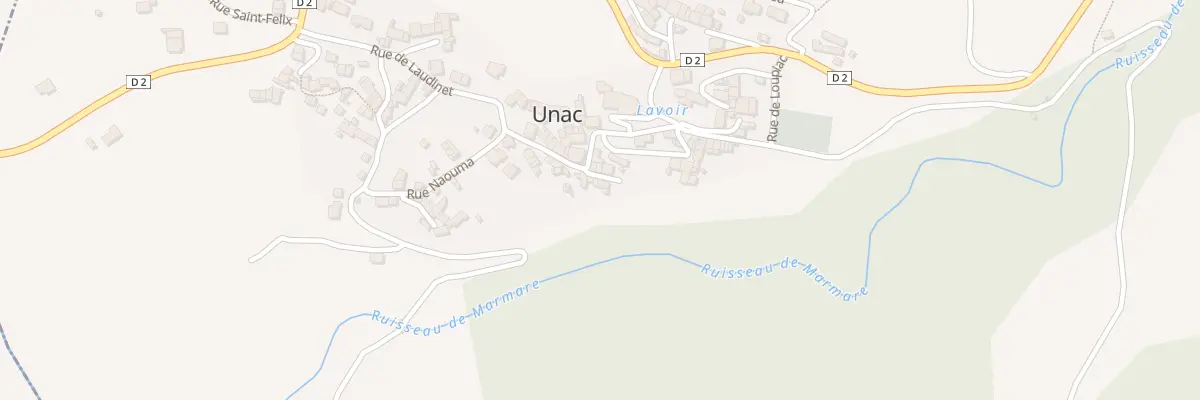 Plan du 14B Rue de Loum à Unac