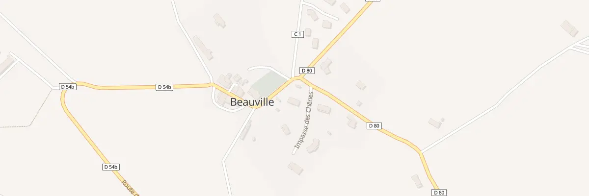 Plan du 9001 Hameau de l’Eglise à Beauville
