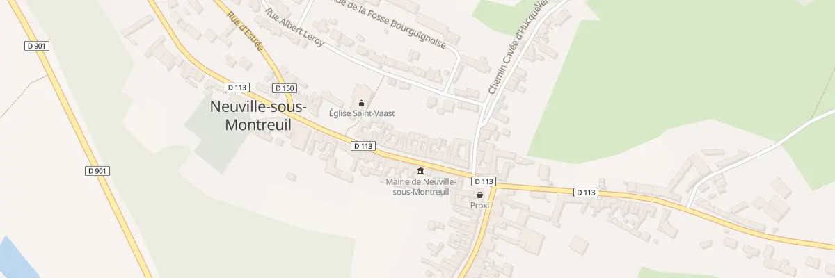 Plan du 18 Rue de Boulogne à Neuville-sous-Montreuil