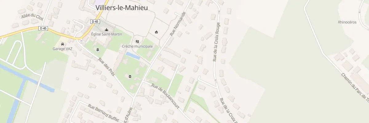 Plan du 1E Rue de Boulaincourt à Villiers-le-Mahieu